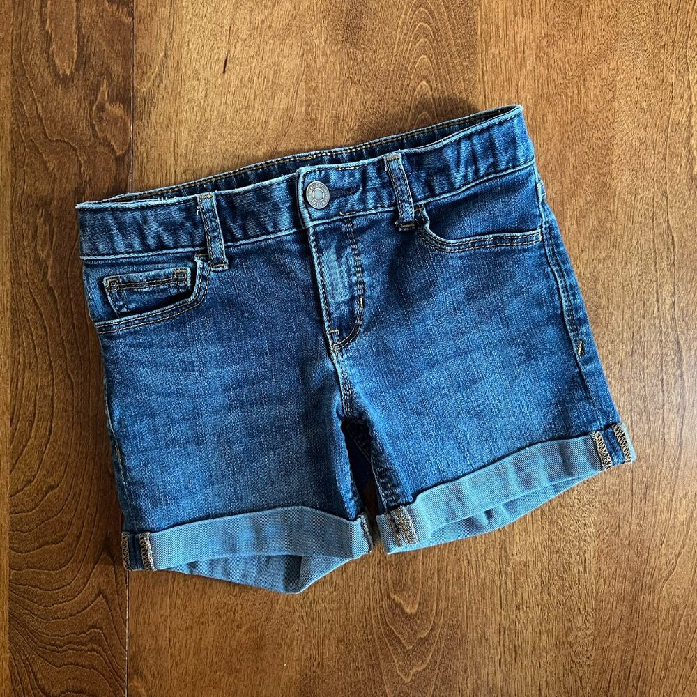 Gap denim cuffed shorts 7